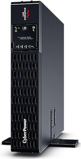 CyberPower PR1500ERTXL2U UPS Line-Interactive 1500VA 1500W με 10 IEC Πρίζες