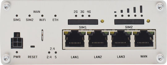 Teltonika RUTX11 v1 Ασύρματο 4G Router Wi‑Fi 5 με 4 Θύρες Gigabit