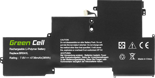Green Cell Compatible Battery for HP EliteBook Folio 1020 G1 with 4736mAh