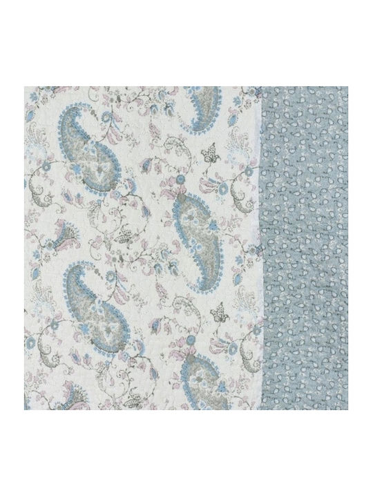 Silk Fashion 515 Set Coverlet Single Cotton Light Blue 160x220cm 2pcs