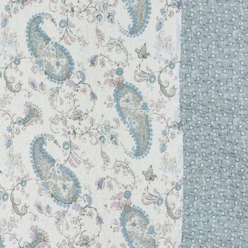 Silk Fashion 515 Coverlet Single Light Blue 160x220cm 2 Pieces