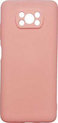 Soft Touch Silicone Back Cover Pink (Poco X3 NFC / X3 Pro)