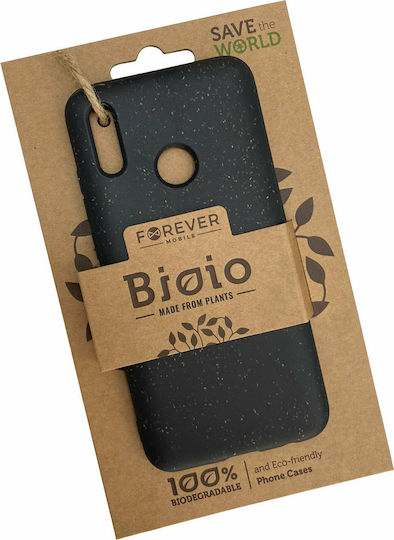 Forever Bioio Back Cover Σιλικόνης Μαύρο (Huawei P Smart 2019 / Honor 10 Lite)