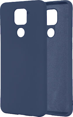 Senso Liquid Silicone Back Cover Blue (Redmi Note 9)