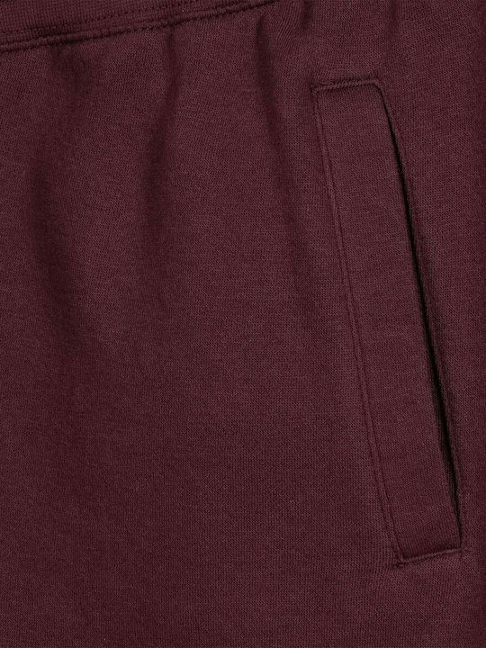 Lonsdale Wellingham Men's Sweatpants with Rubber Burgundy