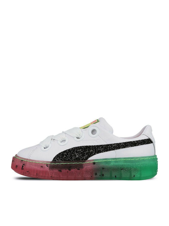 Candy Platform Damen Sneakers Weiß