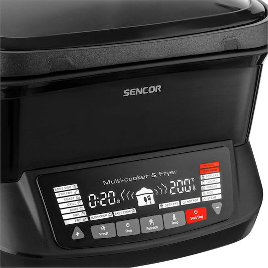 Sencor Air Fryer with Wi-Fi 4.8lt Black SFR 9300BK