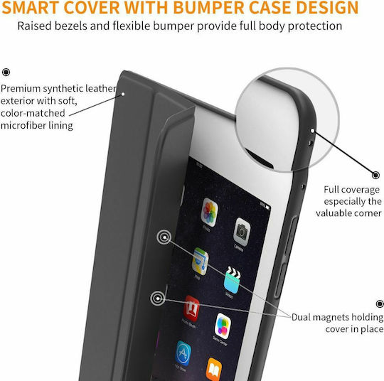 Tri-Fold Klappdeckel Schwarze (iPad mini 2019)