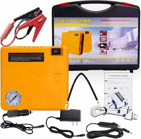 High Power Jump Starter Portable Car and Motorcycle Battery Starter 69900mAh with Pump 12V