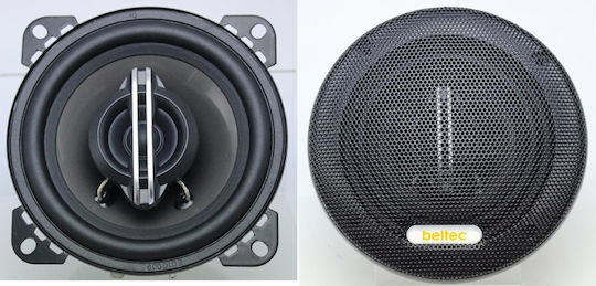 Beltec Audio BL40C Σετ Ηχεία Αυτοκινήτου 4" με 30W RMS (2 Δρόμων)