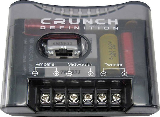Crunch DSX5.2C Σετ Ηχεία Αυτοκινήτου Διαιρούμενα 4.5" με 80W RMS (2 Δρόμων)