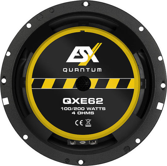 Esx Комплект Автомобилни Високоговорители Quantum QXE62 6.5" с 100W RMS (2 път)