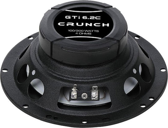 Crunch GTi6.2C Σετ Ηχεία Αυτοκινήτου Διαιρούμενα 6.5" με 200W RMS (2 Δρόμων)