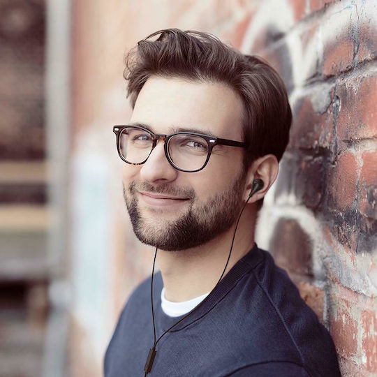Borofone BM24 Milo În ureche Handsfree cu Mufă 3.5mm Negru