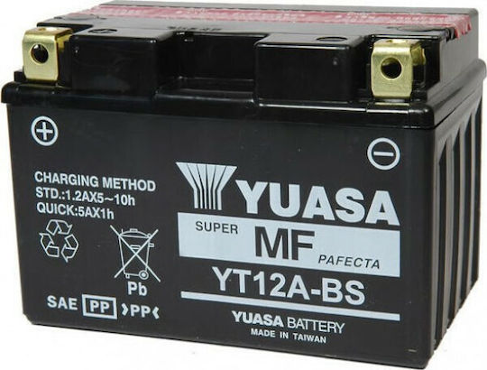 Yuasa Motorradbatterie 175A mit Kapazität 10.5Ah
