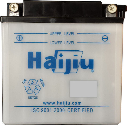 HaiJiu Motorradbatterie YB9L-B mit Kapazität 9Ah