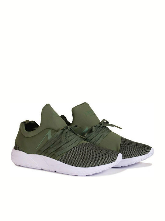 Arkk Copenhagen Raven Mesh Men's Sneakers Khaki