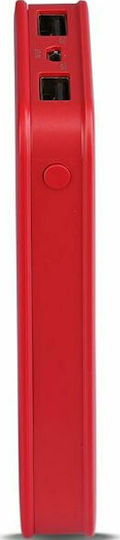 V-TAC VT-3503 Power Bank 5000mAh с 2 USB-A порта Червен
