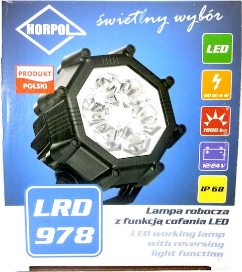 Horpol Rundς Scheinwerfer Auto LED 12 / 24V 20W 1Stück