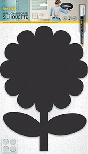 Securit Chalkboard Flower Liquid Wall Chalk Board 42.6x27.7cm