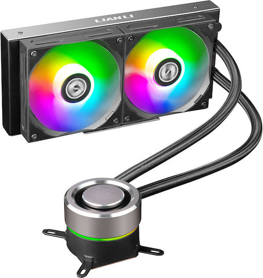 Lian Li Galahad 240 AIO v2 AIO Водно Охлаждане За CPU С 2 Вентилатора 120mm И RGB Осветление