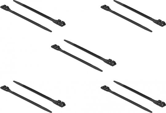 DeLock Plastic Cable Ties 1000mmx9mm In Black Colour 10 Pieces 18891