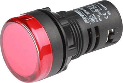 Xindali LED Ενδεικτική Λυχνία 380V Κόκκινο 1τμχ 022-011380100