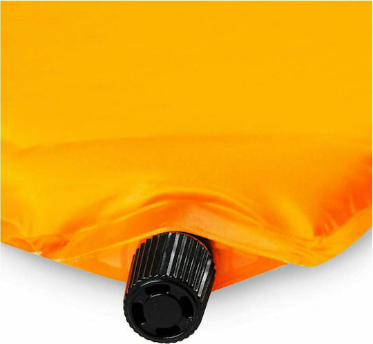 Spokey Savory Αυτοφούσκωτο Μονό Υπόστρωμα Camping 180x50cm Πάχους 2.5cm Πορτοκαλί
