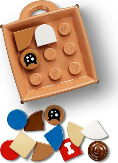 LEGO Etichetă Geantă Dots Câine Pentru 6+ Ani