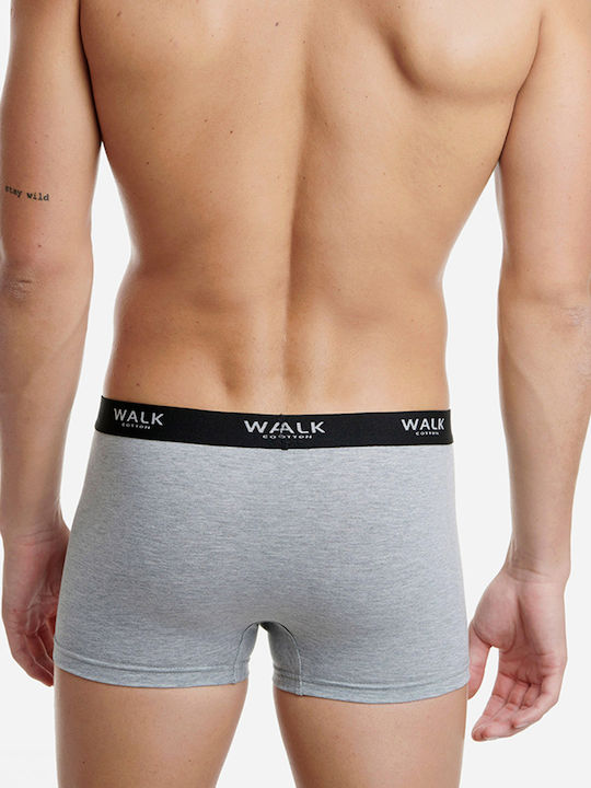 Walk W1761 Men's Boxers Gray 2Pack