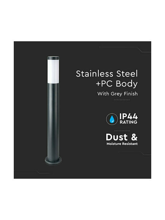 V-TAC Outdoor Floor Lamp Small Post IP44 for E27 Bulb Black