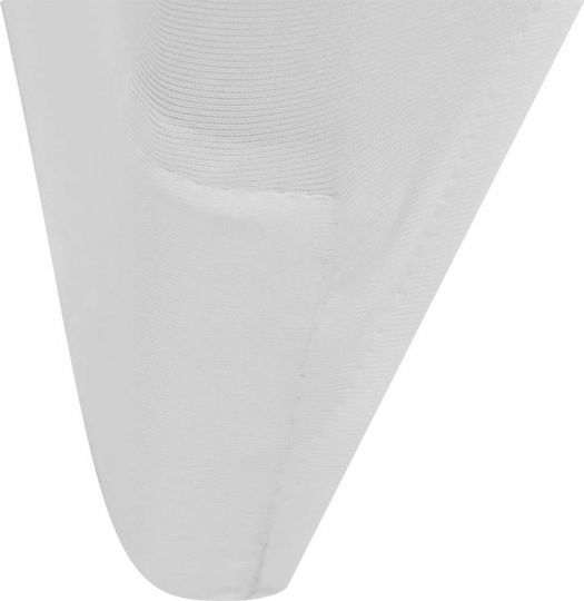 vidaXL Elastic Cover for Chair White 4pcs 131408