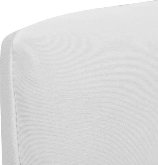 vidaXL Elastic Cover for Chair White 6pcs 130377