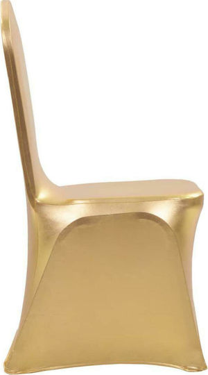 vidaXL Elastische Abdeckung für Stuhl Gold 6 Stück Gold 6Stück 133556