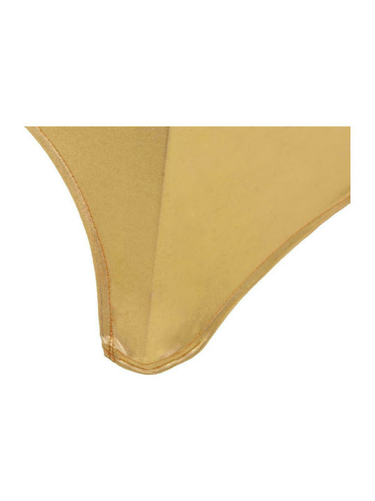 vidaXL Elastic Cover for Chair Gold 6 pieces Gold 6pcs 133556