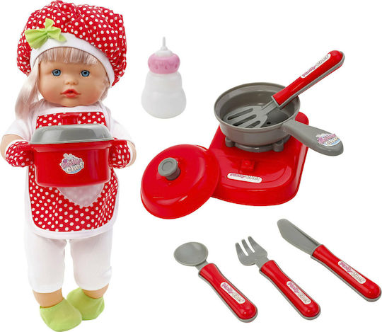 Globo Baby Doll Set Bimbo Molly Baby Chef for 2+ Years
