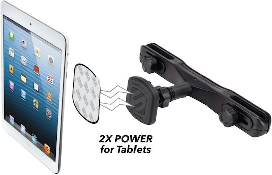 Scosche Magicmount Headrest XL Suport Auto pentru Telefon & Tabletă cu magnet Neagră