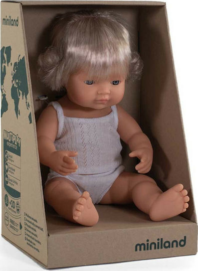 Miniland Бебешка Кукла European Girl 38 см