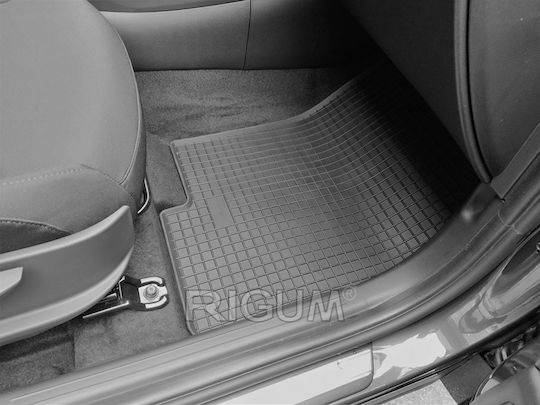Rigum Σετ Μπροστινά και Πίσω Πατάκια 4τμχ για Hyundai Tucson 2021 Μαύρα