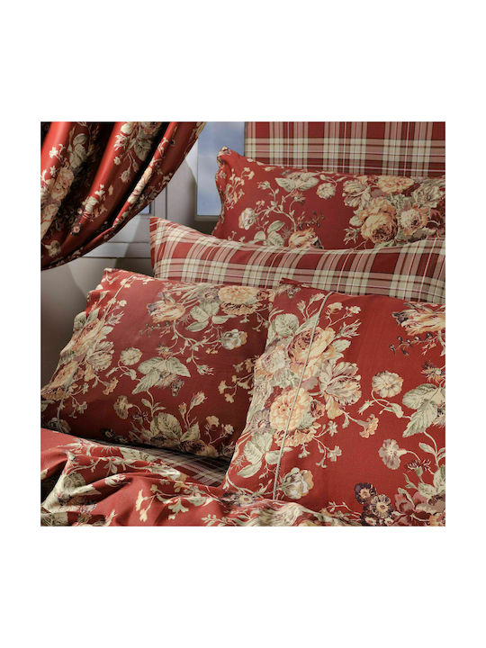 Down Town Home 695 Pillowcase Set with Envelope Cover with Fassa 52x75cm.