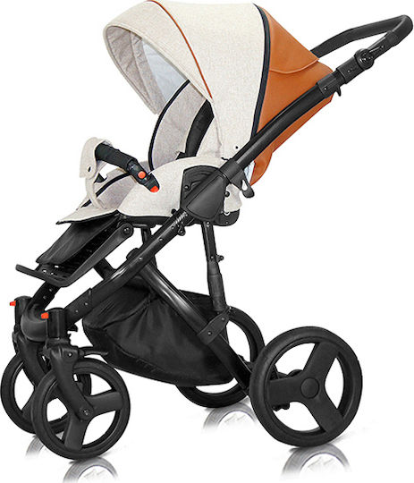 Milu Kids Starlet Eko Adjustable 2 in 1 Baby Stroller Suitable for Newborn Moka 13.10kg