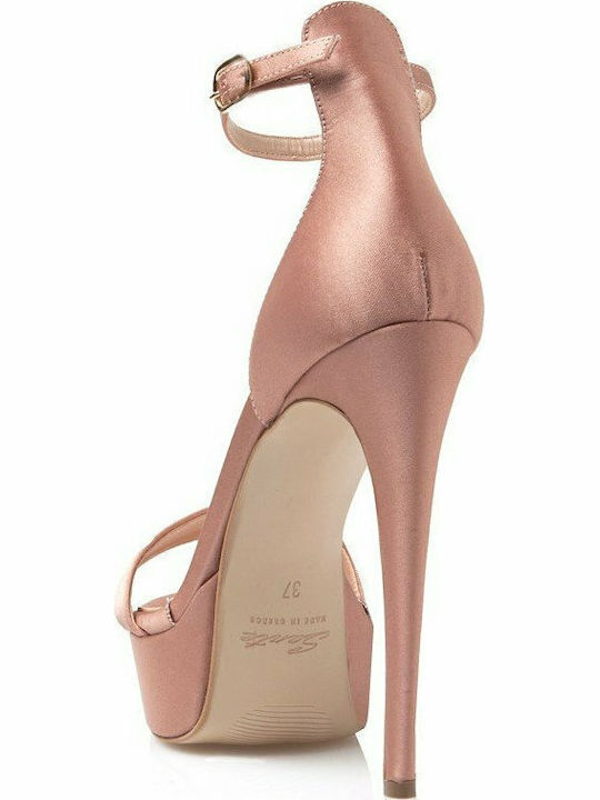 Leather Sandals Pink