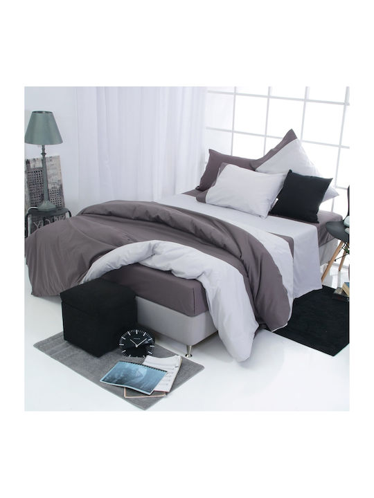 SB Home Simi Tagesdecke Übergröße Baumwolle Carbon 220x240cm