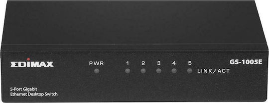 Edimax Unmanaged L2 Switch με 5 Θύρες Gigabit (1Gbps) Ethernet