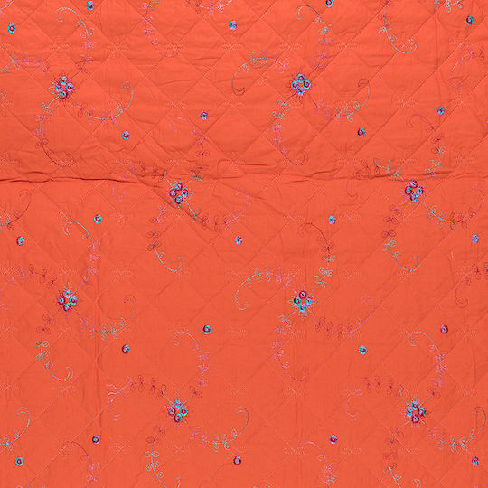 Sette Culori Cusături 024 Paturi & cuverturi pat Super King Portocaliu 220x240cm 3bucți