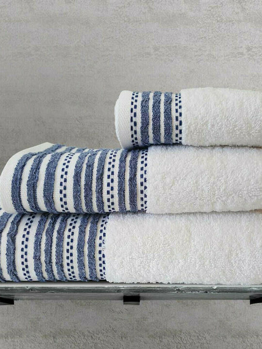 SB Home Facecloth Romina 50x90cm Navy Weight 500gr/m²