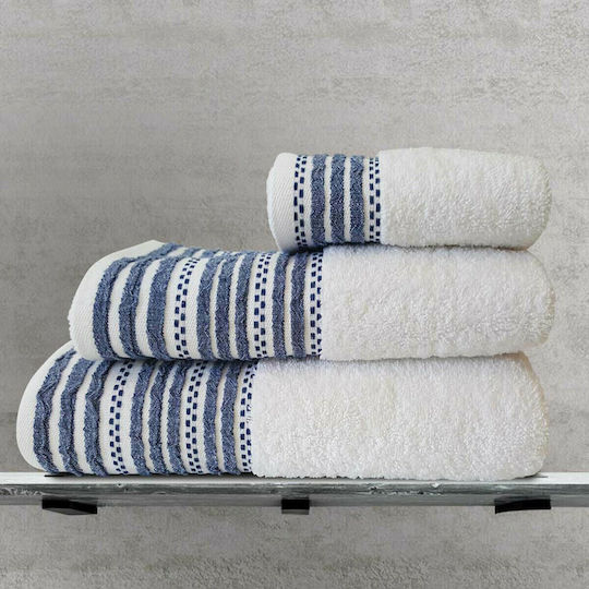 SB Home Facecloth Romina 50x90cm Navy Weight 500gr/m²