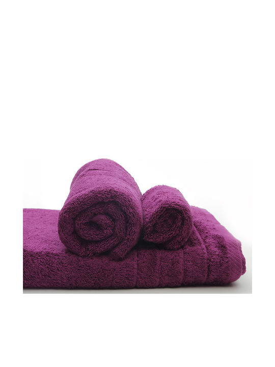 Sunshine Hand Towel Dory 30x50cm. 17 Dark Mauve Weight 600gr/m²