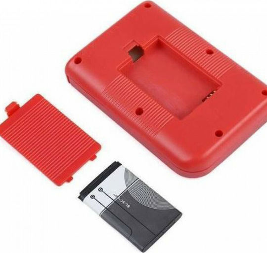 Factory Mini 8-Bit Електронна Детска Преносима Конзола за 6+ Години Червена