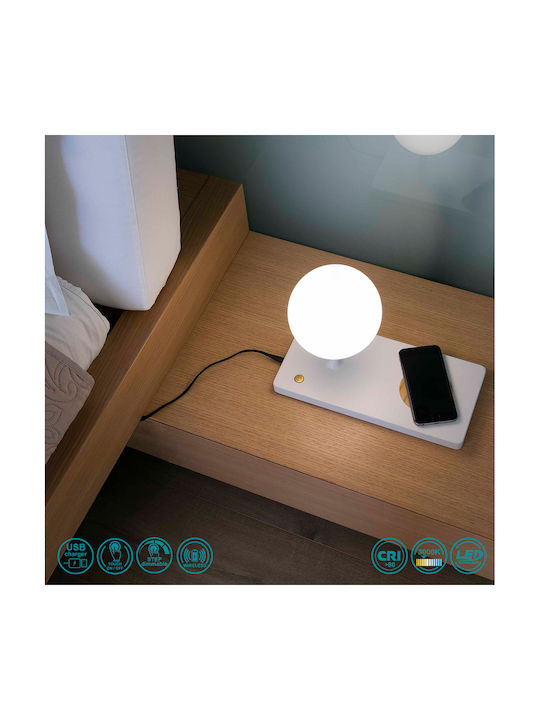 Faro Barcelona Niko Led Lustră Decorativă Alb